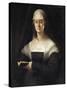 Portrait of Maria Salviati by Pontormo-null-Stretched Canvas