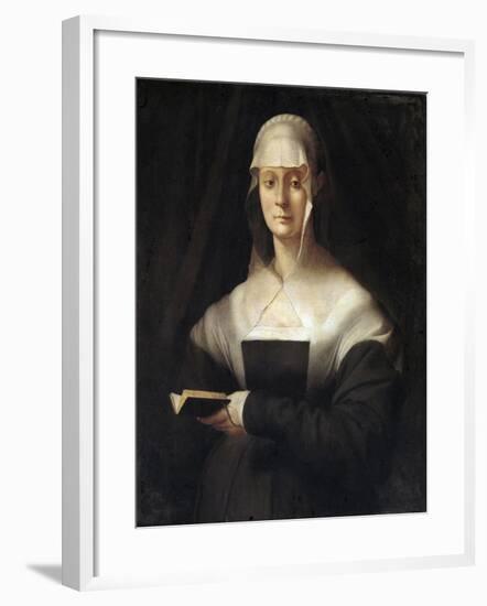 Portrait of Maria Salviati by Pontormo-null-Framed Giclee Print