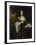 Portrait of Maria Schaep, Wife of Hendrick Bicker-Michiel Van Musscher-Framed Art Print