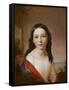 Portrait of Maria Seabury, 1846 (Oil on Panel)-William Sidney Mount-Framed Stretched Canvas