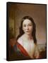 Portrait of Maria Seabury, 1846 (Oil on Panel)-William Sidney Mount-Framed Stretched Canvas