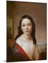 Portrait of Maria Seabury, 1846 (Oil on Panel)-William Sidney Mount-Mounted Giclee Print