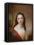 Portrait of Maria Seabury, 1846 (Oil on Panel)-William Sidney Mount-Framed Stretched Canvas