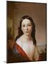 Portrait of Maria Seabury, 1846 (Oil on Panel)-William Sidney Mount-Mounted Giclee Print