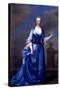 Portrait of Maria Skerrett, Lady Walpole in a Blue Dress on a Balcony-Charles Jervas-Stretched Canvas