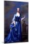 Portrait of Maria Skerrett, Lady Walpole in a Blue Dress on a Balcony-Charles Jervas-Mounted Giclee Print
