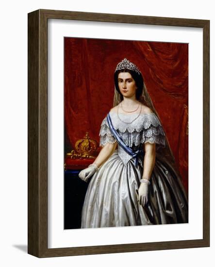 Portrait of Maria Sofia of Bavaria-null-Framed Giclee Print
