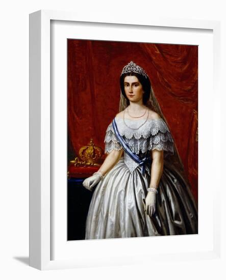 Portrait of Maria Sofia of Bavaria-null-Framed Giclee Print