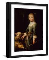 Portrait of Maria Stricke van Scharlaken, 1650-Jacob Gerritsz Cuyp-Framed Giclee Print