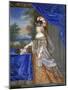 Portrait of Maria Theresa in a Polish Costume by Joseph Werner-null-Mounted Giclee Print