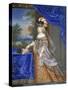 Portrait of Maria Theresa in a Polish Costume by Joseph Werner-null-Stretched Canvas