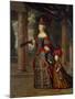 Portrait of Maria Theresa of Austria with Her Son by Pierre Mignard-null-Mounted Giclee Print