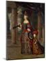 Portrait of Maria Theresa of Austria with Her Son by Pierre Mignard-null-Mounted Giclee Print