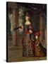 Portrait of Maria Theresa of Austria with Her Son by Pierre Mignard-null-Stretched Canvas