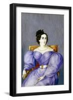 Portrait of Mariana De Carcelen Y Larrea, Marquesa of Solanda-null-Framed Giclee Print