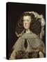 Portrait of Mariana of Austria-Diego Velazquez-Stretched Canvas