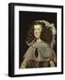 Portrait of Mariana of Austria-Diego Velazquez-Framed Giclee Print
