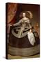 Portrait of Mariana of Austria-Diego Velazquez-Stretched Canvas