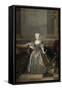 Portrait of Mariana Victoria of Spain , 1724-Nicolas de Largilliere-Framed Stretched Canvas