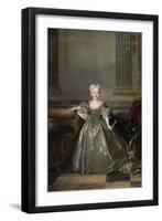 Portrait of Mariana Victoria of Spain , 1724-Nicolas de Largilliere-Framed Giclee Print