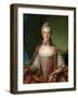 Portrait of Marie Adelaide 1756-Jean-Marc Nattier-Framed Giclee Print