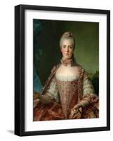 Portrait of Marie Adelaide 1756-Jean-Marc Nattier-Framed Giclee Print