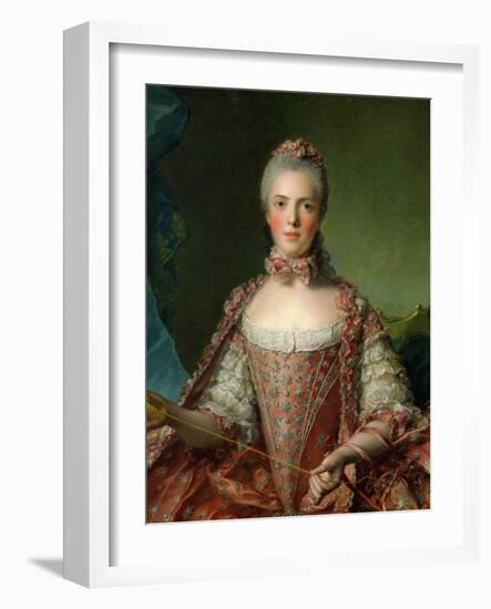 Portrait of Marie Adelaide 1756-Jean-Marc Nattier-Framed Giclee Print