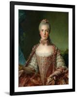 Portrait of Marie Adelaide 1756-Jean-Marc Nattier-Framed Giclee Print