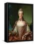 Portrait of Marie Adelaide 1756-Jean-Marc Nattier-Framed Stretched Canvas