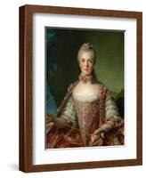 Portrait of Marie Adelaide 1756-Jean-Marc Nattier-Framed Giclee Print