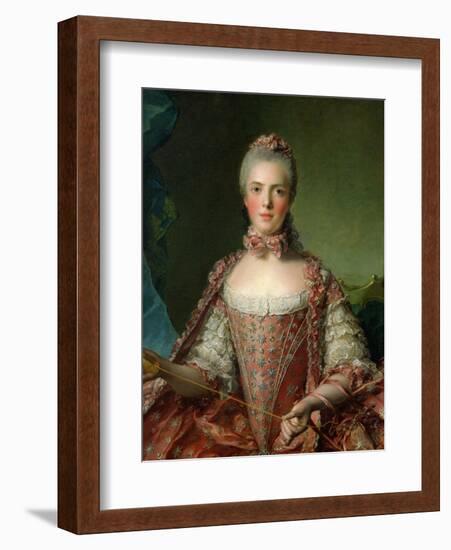 Portrait of Marie Adelaide 1756-Jean-Marc Nattier-Framed Giclee Print