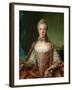 Portrait of Marie Adelaide 1756-Jean-Marc Nattier-Framed Giclee Print