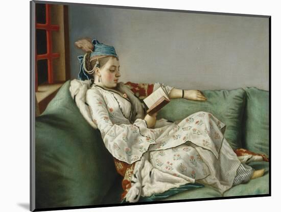 Portrait of Marie Adelaide of France-Jean-Etienne Liotard-Mounted Giclee Print