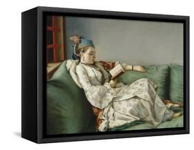 Portrait of Marie Adelaide of France-Jean-Etienne Liotard-Framed Stretched Canvas