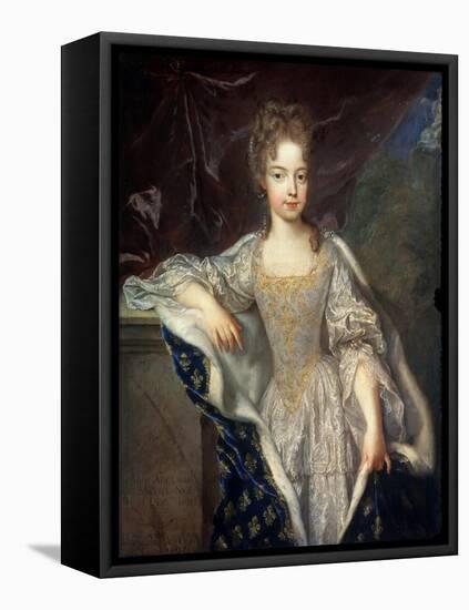 Portrait of Marie-Adelaide of Savoy, 1697-François de Troy-Framed Stretched Canvas
