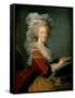 Portrait of Marie Antoinette (1755-93)-Elisabeth Louise Vigee-LeBrun-Framed Stretched Canvas