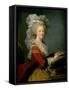 Portrait of Marie Antoinette (1755-93)-Elisabeth Louise Vigee-LeBrun-Framed Stretched Canvas
