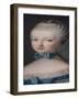 Portrait of Marie-Antoinette de Habsbourg-Lorraine after the Painting by Joseph Ducreux 1770-Jean Baptiste Charpentier-Framed Giclee Print