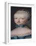 Portrait of Marie-Antoinette de Habsbourg-Lorraine after the Painting by Joseph Ducreux 1770-Jean Baptiste Charpentier-Framed Giclee Print