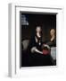 Portrait of Marie Antoinette in Deep Mourning in Prison by Anne Flore Millet-null-Framed Giclee Print