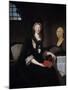 Portrait of Marie Antoinette in Deep Mourning in Prison by Anne Flore Millet-null-Mounted Giclee Print