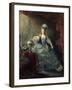 Portrait of Marie Antoinette, Queen of France by Jean-Baptiste Andre Gautier-Dagoty-null-Framed Photographic Print