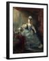 Portrait of Marie Antoinette, Queen of France by Jean-Baptiste Andre Gautier-Dagoty-null-Framed Photographic Print