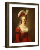 Portrait of Marie Antoinette, Queen of France-Elisabeth Louise Vigee-LeBrun-Framed Giclee Print