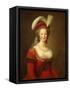 Portrait of Marie Antoinette, Queen of France-Elisabeth Louise Vigee-LeBrun-Framed Stretched Canvas