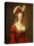 Portrait of Marie Antoinette, Queen of France-Elisabeth Louise Vigee-LeBrun-Stretched Canvas