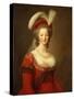 Portrait of Marie Antoinette, Queen of France-Elisabeth Louise Vigee-LeBrun-Stretched Canvas