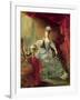 Portrait of Marie Antoinette Queen of France-Jacques Fabien Gautier d'Agoty-Framed Giclee Print