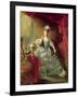 Portrait of Marie Antoinette Queen of France-Jacques Fabien Gautier d'Agoty-Framed Giclee Print