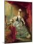 Portrait of Marie Antoinette Queen of France-Jacques Fabien Gautier d'Agoty-Mounted Giclee Print